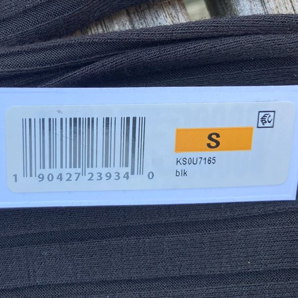 🆕 NWT - Kensie Open Back Long Sleeve Bodysuit In Black - Small - Picture 7 of 11